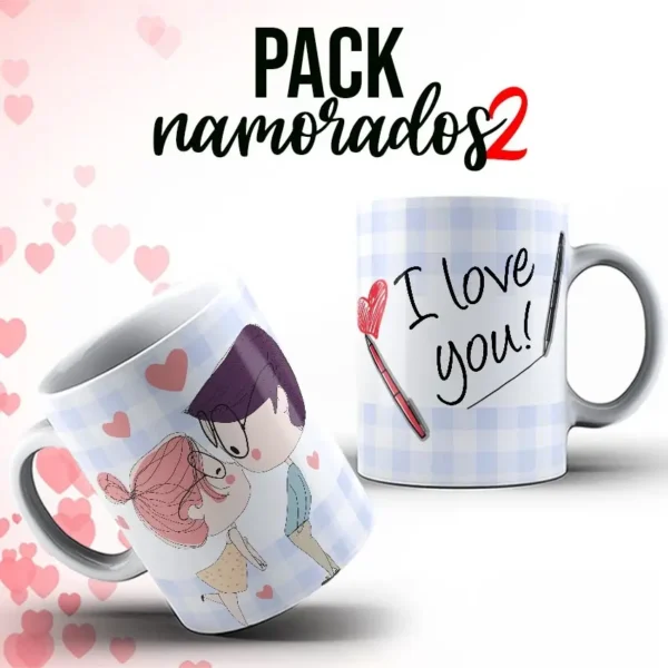 Presentes Personalizados: Arte para Canecas de Namorados - Imagem 4