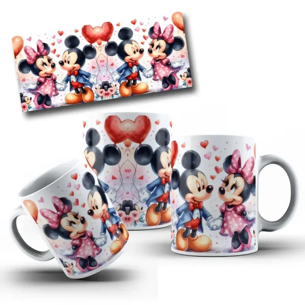 Personagens Românticos PNG para Canecas Personalizadas - Imagem 5