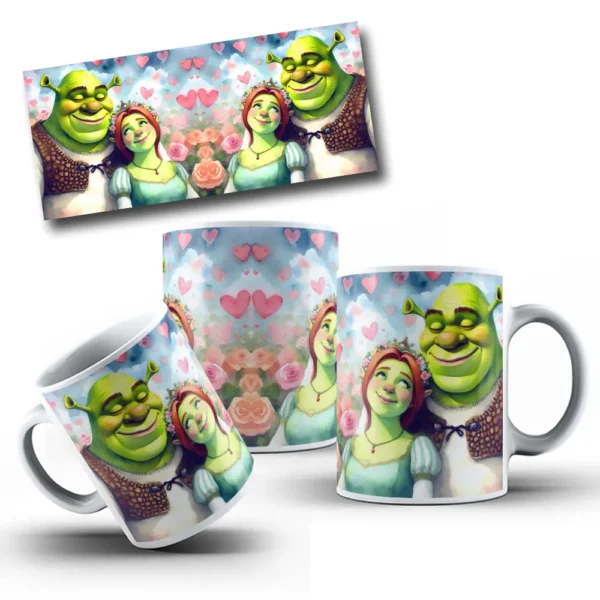 Personagens Românticos PNG para Canecas Personalizadas - Imagem 4