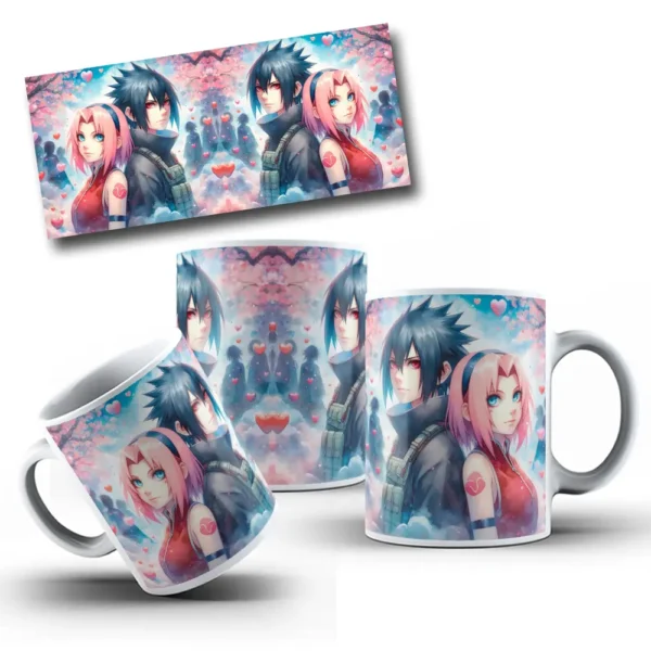 Personagens Românticos PNG para Canecas Personalizadas - Imagem 3