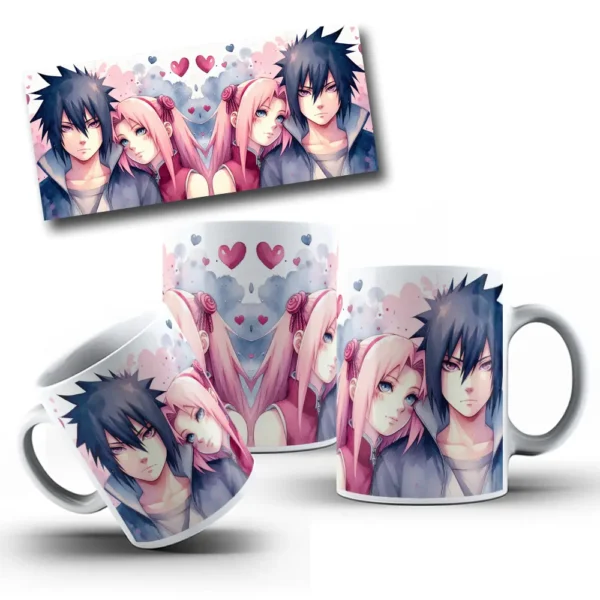 Personagens Românticos PNG para Canecas Personalizadas - Imagem 6
