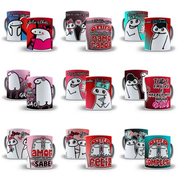 Dia dos Namorados: 30 Artes Caneca I Love em PSD - Imagem 2