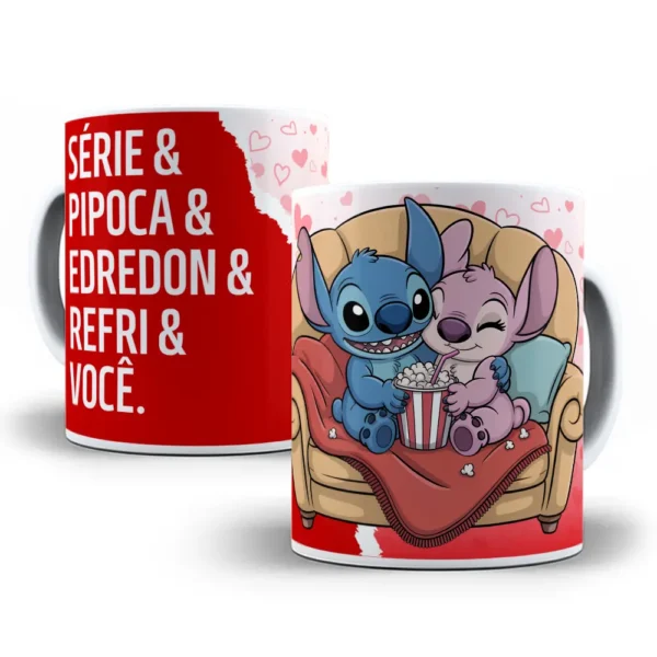 Arquivos PNG Stitch para Sublimação em Canecas Românticas - Imagem 8
