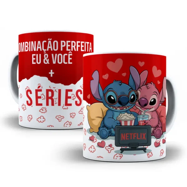 Arquivos PNG Stitch para Sublimação em Canecas Românticas - Imagem 9