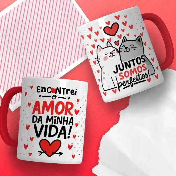 Kit Amor Eterno: 30 Artes para Canecas/Tubolatas em JPG - Imagem 7