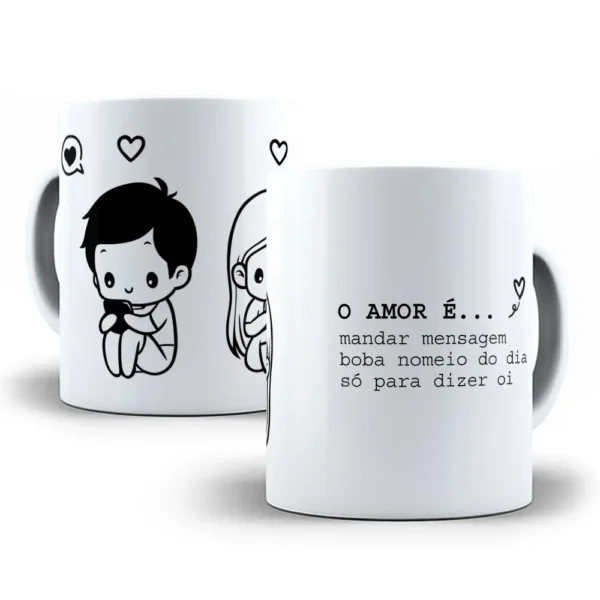 Dia dos Namorados: Pacote de Arte para Canecas Personalizadas - Imagem 2