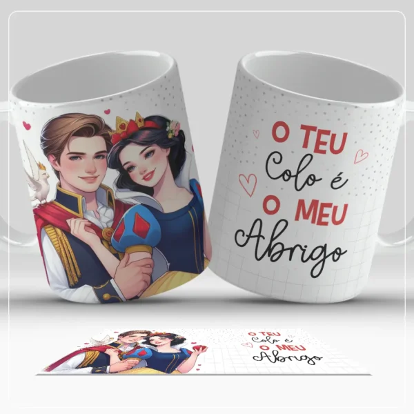 Dia dos Namorados: Artes JPG para Sublimar Canecas de Casal - Imagem 6