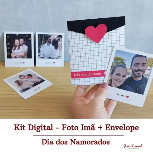 Arquivo Corte Especial Dia dos Namorados Envelope e Caixa - Imagem 2