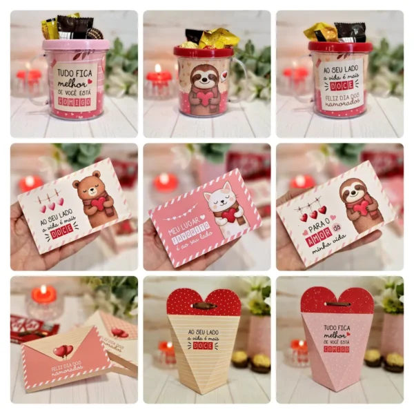 Amor em Cada Corte: Kit Digital Dia dos Namorados PDF - Imagem 3