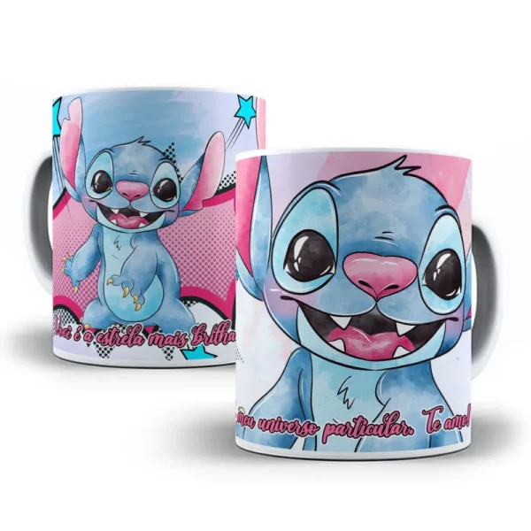 Especial de Dia dos Namorados: 18 Artes Stitch para Canecas - Imagem 3