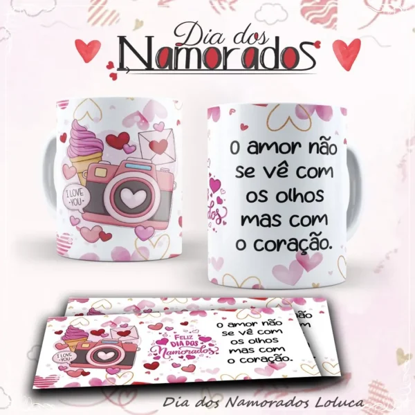Kit de Sublimação Mickey para Canecas Românticas - Imagem 10
