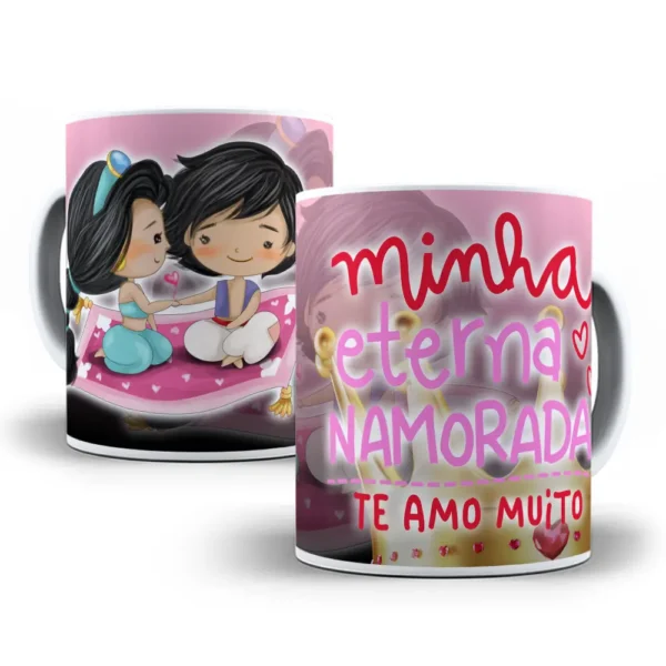 Crie Canecas Personalizadas de Princesas para Namorados - Imagem 2