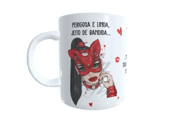 Personalize Canecas - Kit Digital Perigosa e Linda - Imagem 6