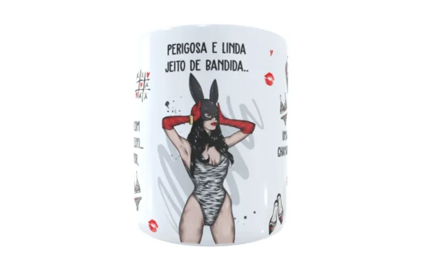 Personalize Canecas - Kit Digital Perigosa e Linda - Imagem 9