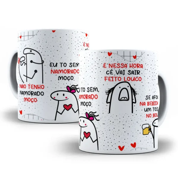 Kit Digital para Sublimação de Canecas - Tema Namoro - Imagem 2