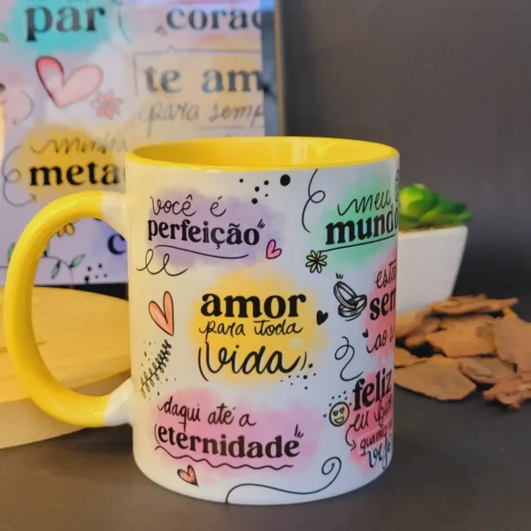 Estampa Frases de Amor para Caneca - JPG - Imagem 2