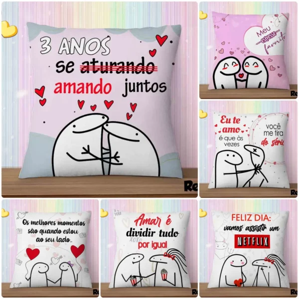 Kit Romântico: Almofadas Personalizadas para Namorados - Imagem 4