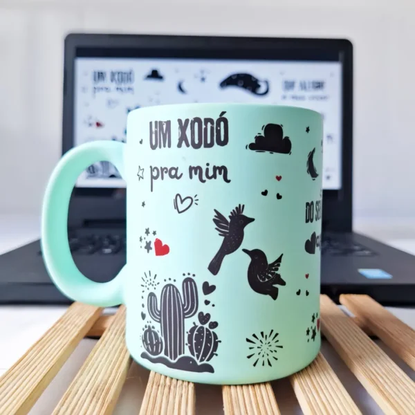 PNG Temático para Caneca "Que Alegra o Meu Viver" - Imagem 3