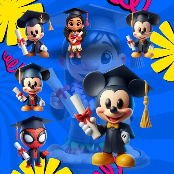 Kit Completo de Personagens Formandos em PNG para Design - Imagem 4