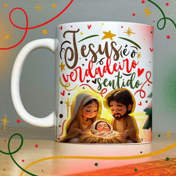 40 Artes Caneca Natalinas Elementos Ilustracoes E Frases 3
