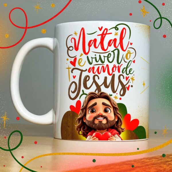 40 Artes Caneca Natalinas Elementos Ilustracoes E Frases 7
