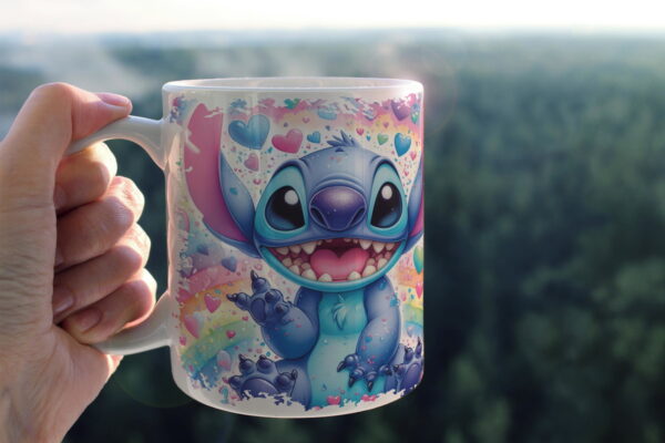 40 artes canecas stitch png personalizacao