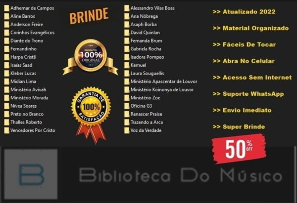 4.400 Cifras Gospel Para Violão E Guitarra + Brinde Envio Já