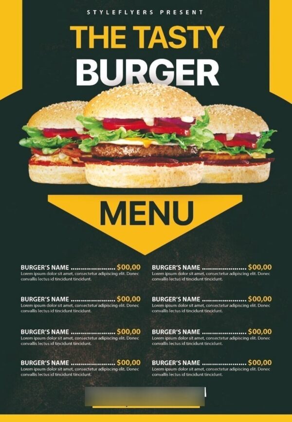 500 Artes Cardápios Menus Editávieis Psd Photoshop + Brinde