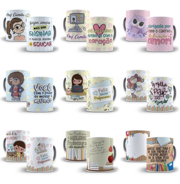 54 Artes Caneca Dia Dos Professores Sublimação Arquivos Jpg