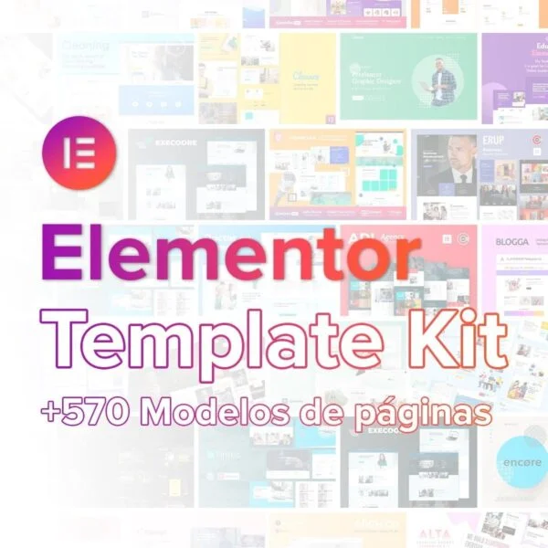 +570 Templates Kits Elementor Sites Profissionais Prontos