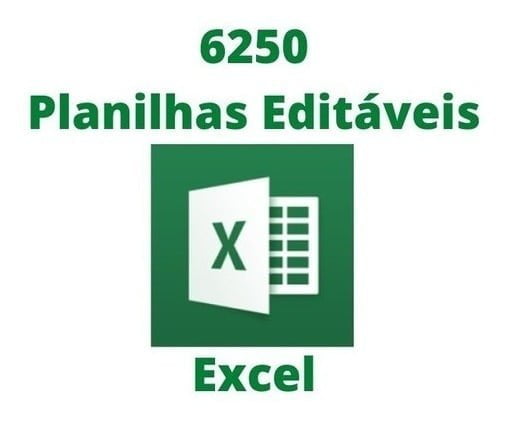 6250 Planilhas Excel 100% Editável + Apostilas E Tutoriais