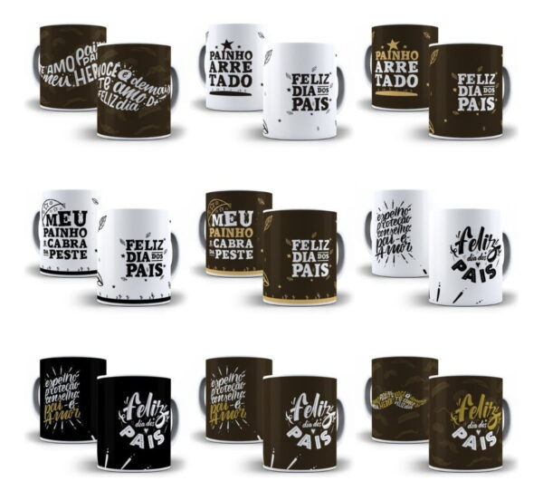 70 Artes Caneca Almofada Frases Dia Dos Pais Sublimação Jpg