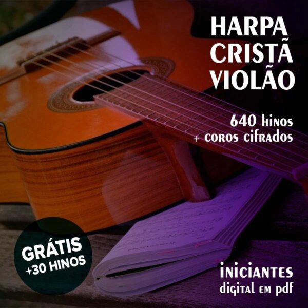 Acordes Harpa Cristã Coros Cifrados 640 Hinos Fácil Aprender