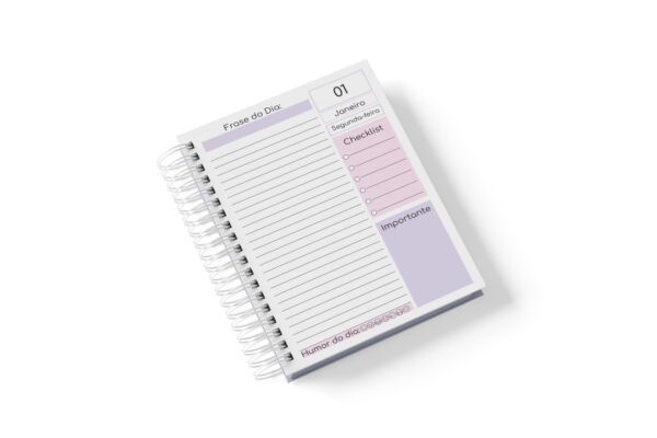 Agenda 2024 Datada com e sem Horário - Arquivo Digital - Imagem 2