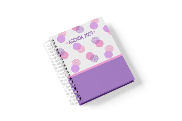 agenda 2024 datada com e sem horario arquivo digital combo