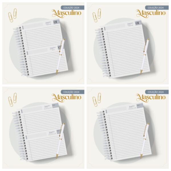 Agenda 2024 Gold Masculino - Arquivo Digital - Imagem 2
