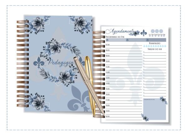agenda agendamento pedagogia arquivo digital scrapbook