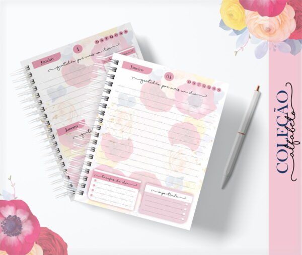 Agenda Alfabeto Colorido - Arquivo Digital - Imagem 2