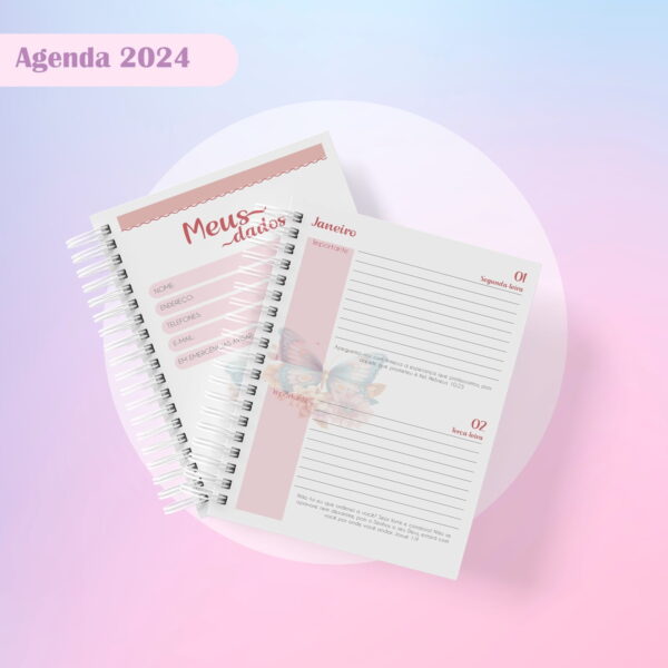 Agenda Cristã Feminina Datada 2024 - Arquivo Digital - Imagem 3