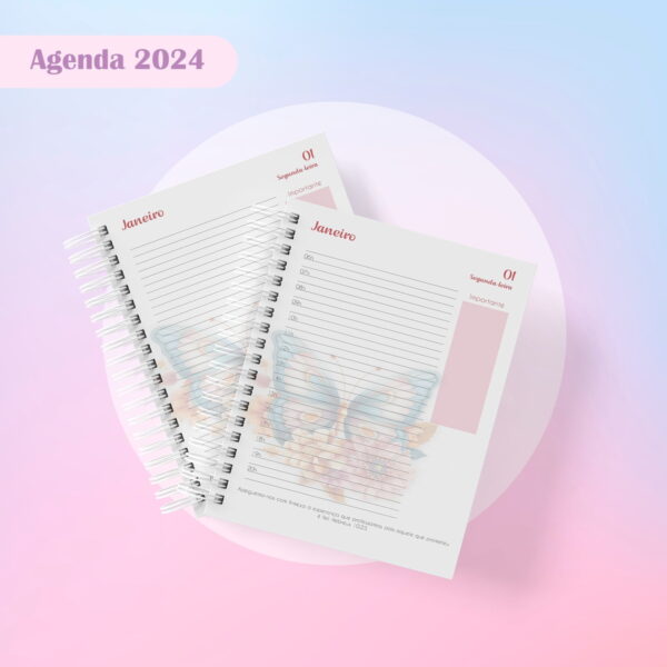 Agenda Cristã Feminina Datada 2024 - Arquivo Digital - Imagem 2