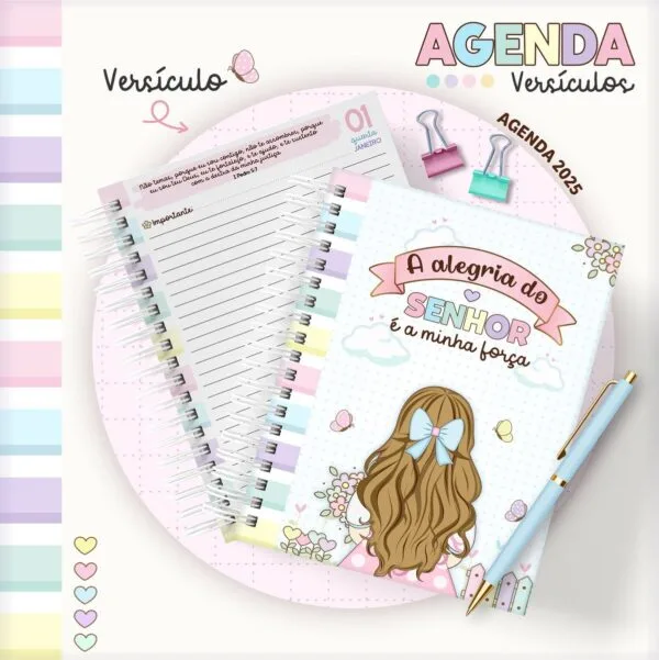 Agenda Cristã Versículos - Png e pdf