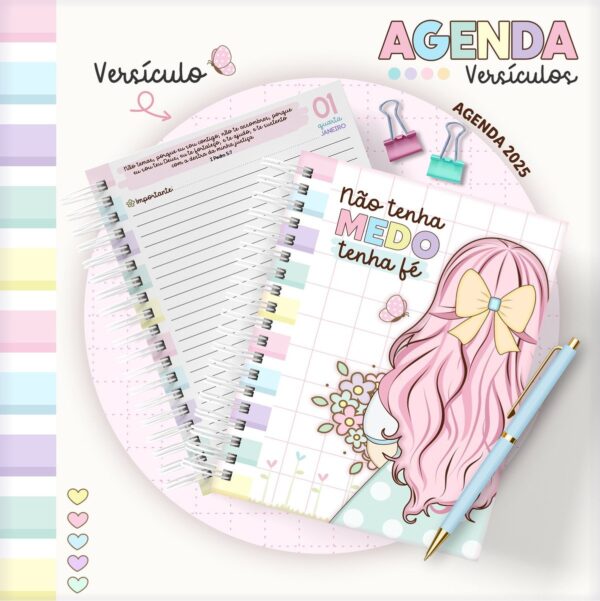 Agenda Cristã Versículos - Png e pdf - Imagem 2