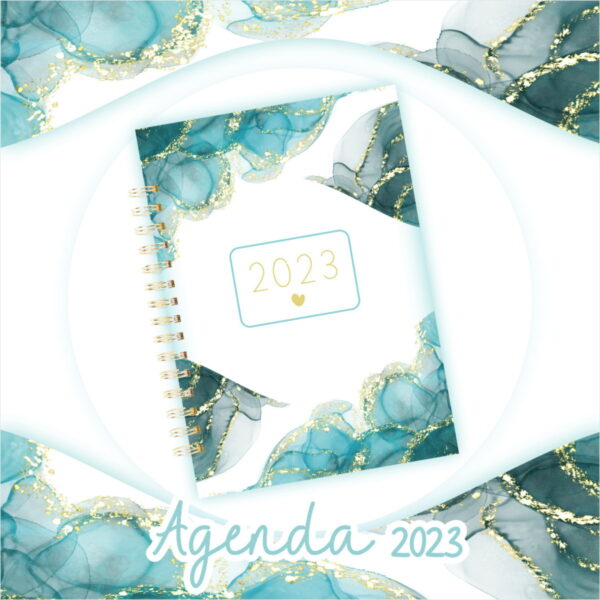 agenda datada 2023 neutro arquivo digital cadernos universitarios