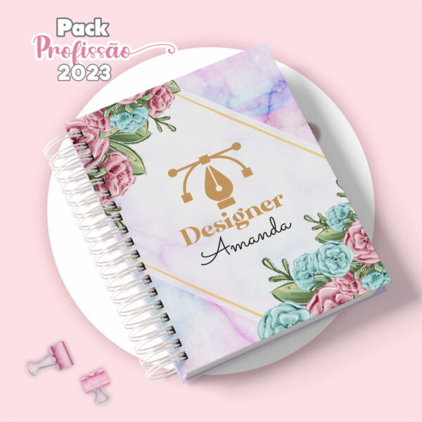 Agenda Designer Feminina - Arquivo Digital - Imagem 3