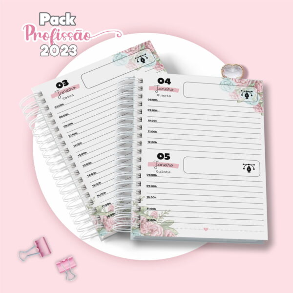 Agenda Designer Feminina - Arquivo Digital - Imagem 4