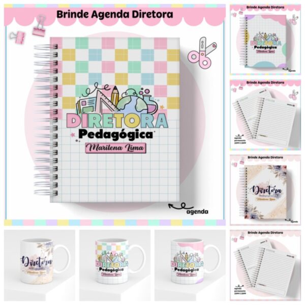 agenda diretora 2023 arquivo digital papel e cia