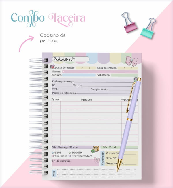 Agenda e Pedidos Laceira - Arquivo Digital - Imagem 4