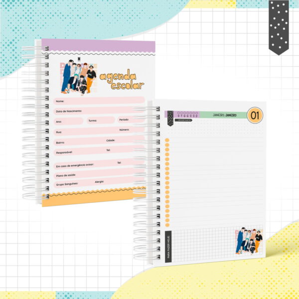 Agenda Escolar BTS - Arquivo Digital - Imagem 2