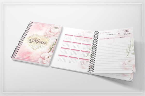 Agenda Floral 1 - Arquivo Digital - Imagem 2