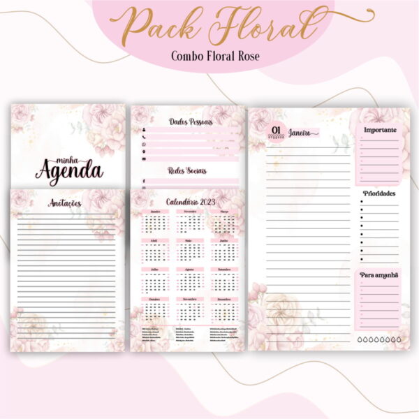 Agenda Floral 2 - Arquivo Digital - Imagem 3